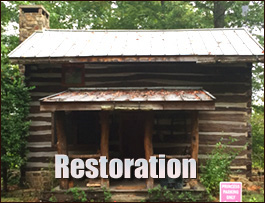 Historic Log Cabin Restoration  Vincent, Ohio